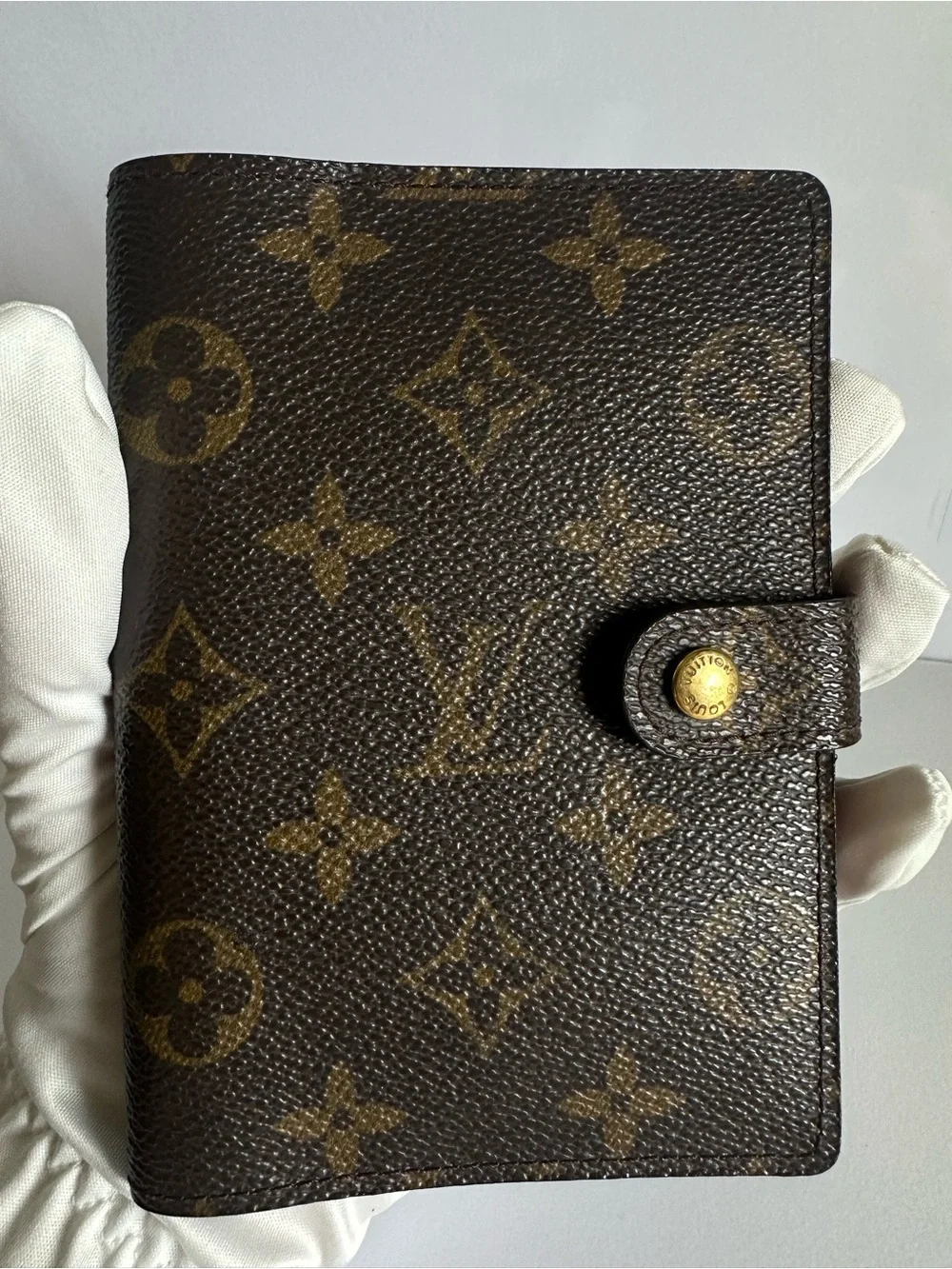 Louis Vuitton Monogram Agenda PM 6-Ring Planner Cover Hot Stamp M.K